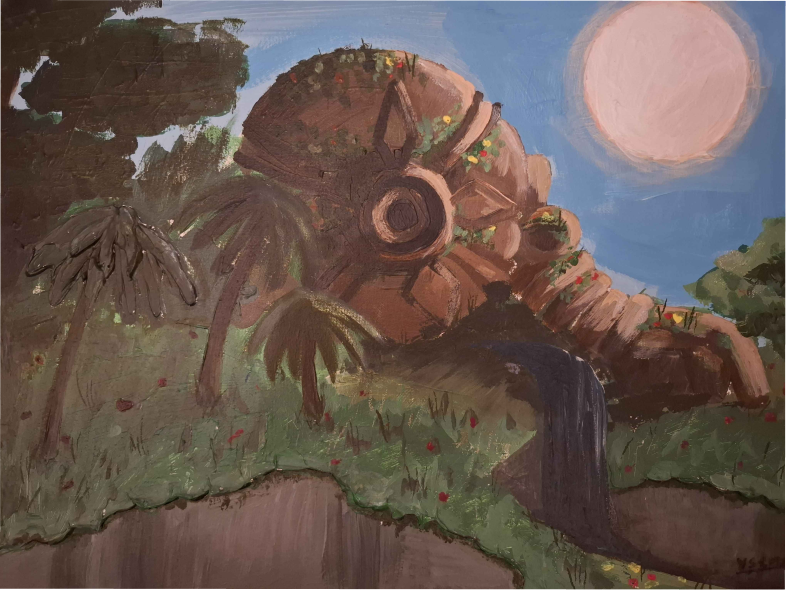 Traditional painting sample